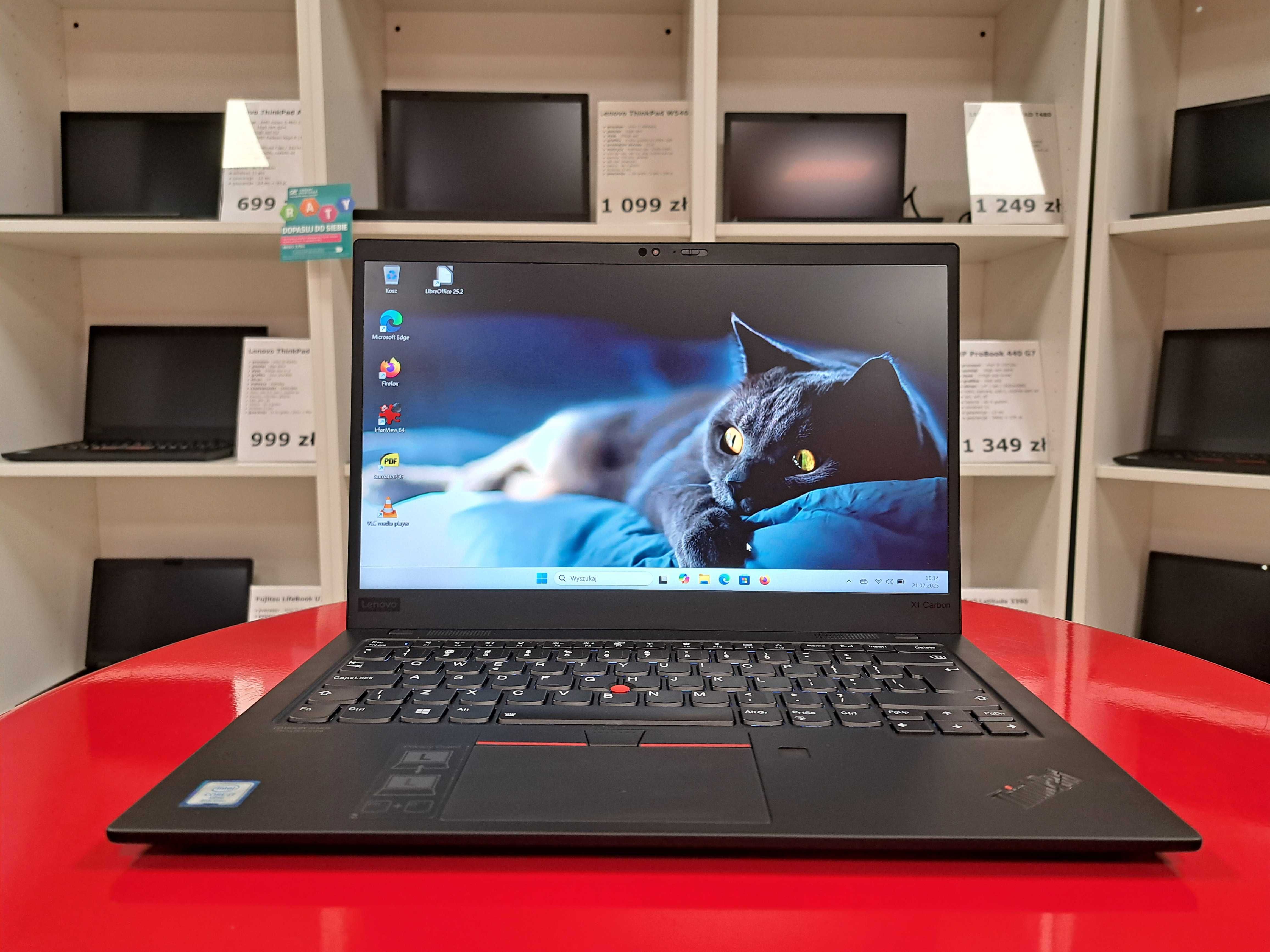 Ultrabook 14" Lenovo X1 Carbon G7 i7-8665u 16gb 512ssd HDMI Win11