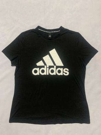 Футболка жіноча чорна Adidas оригінал