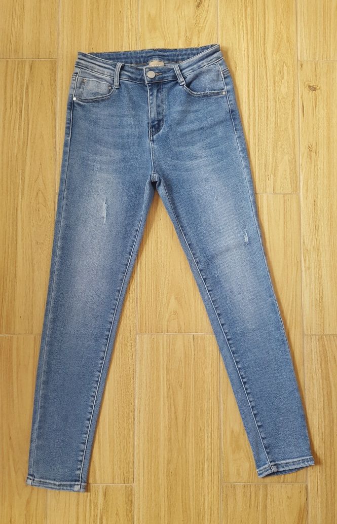 Jeansy RURKI spodnie jeansowe skinny
