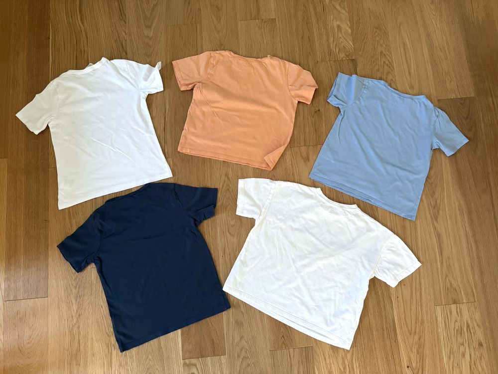 H&M 5 pak t- shirty/koszulki rozm. 110/116