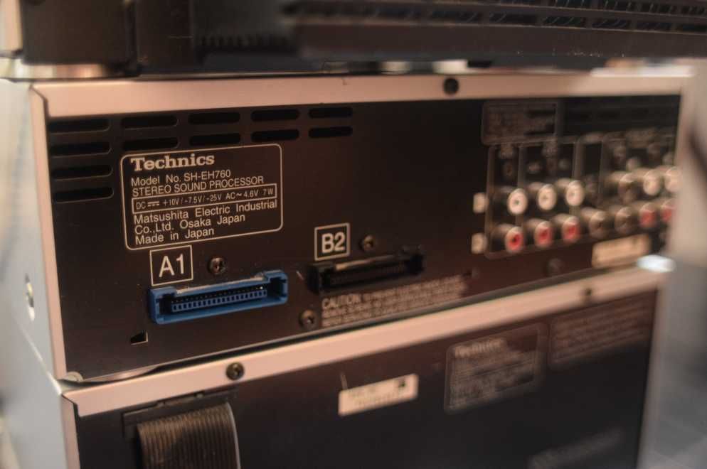 Aparelhagem Technics RS-EH760 5xCDs Cassete Radio Amplificador 4 Decks