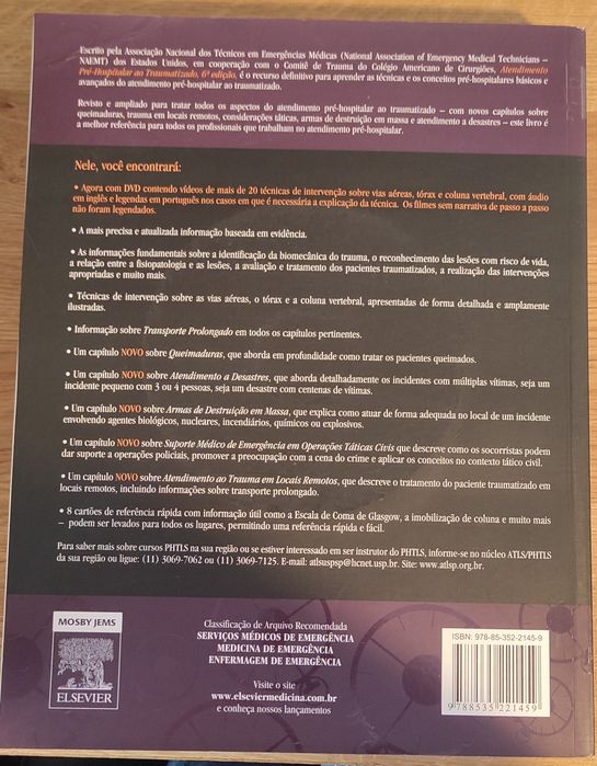 Livro atendimento pré hospitalar ao traumatizado PHTLS