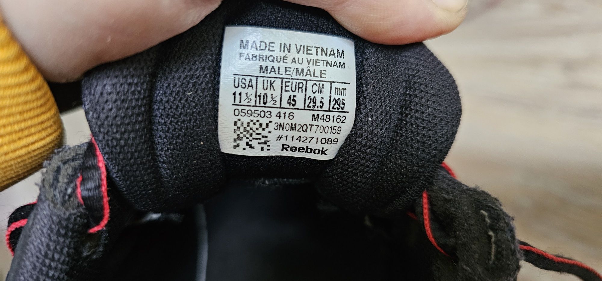 Reebok buty męskie trekkingowe rozmiar 45 wkładka 29,5cm używane