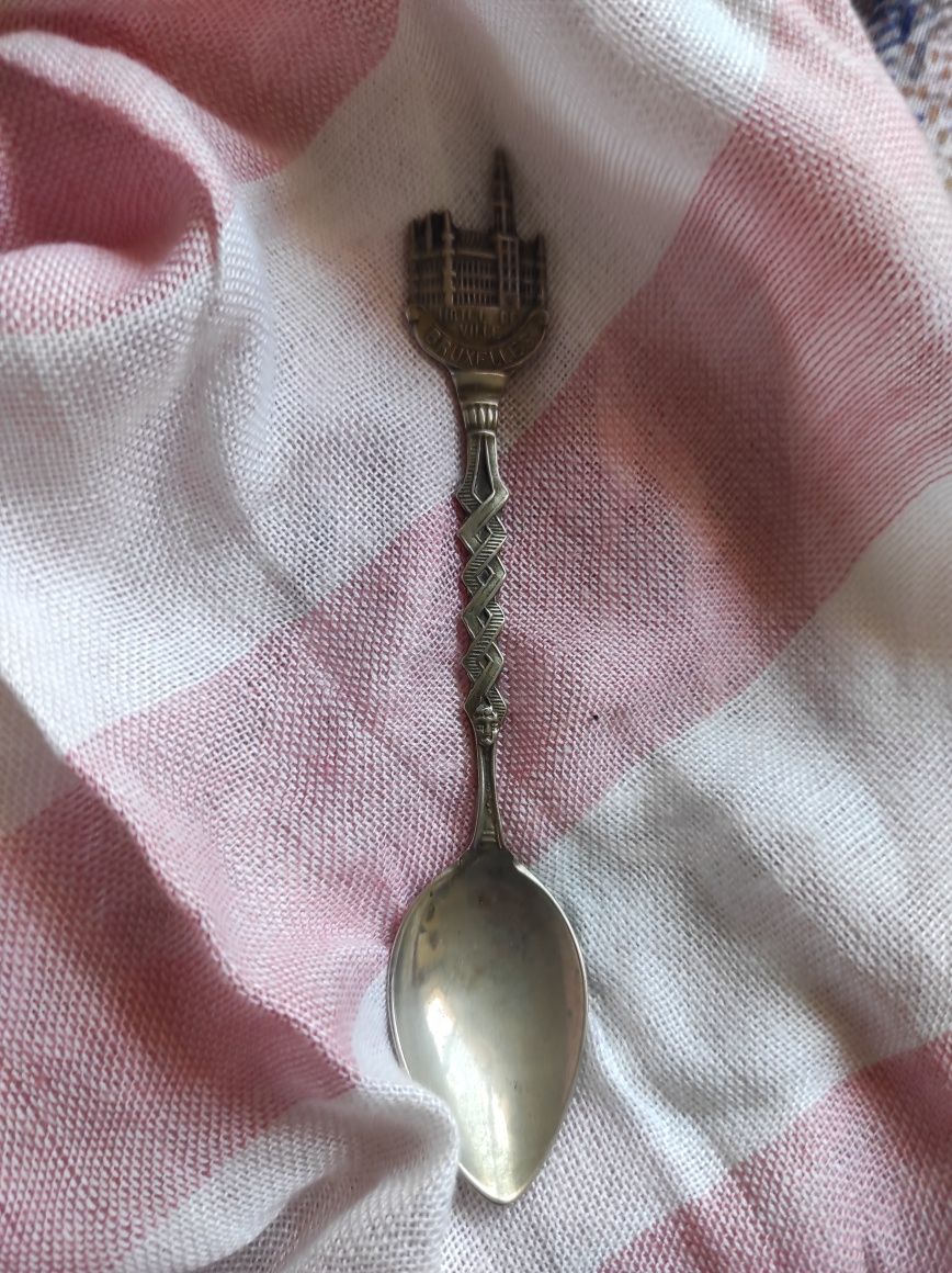 Stara łyżeczka sygnowana vintage retro kolekcjonerska