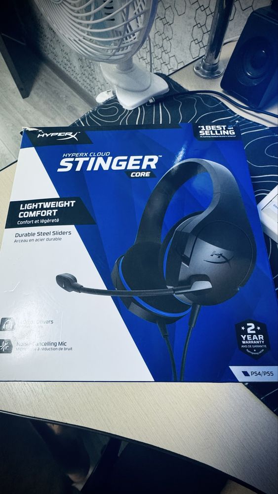 Навушники дротові hyperx stinger б/у