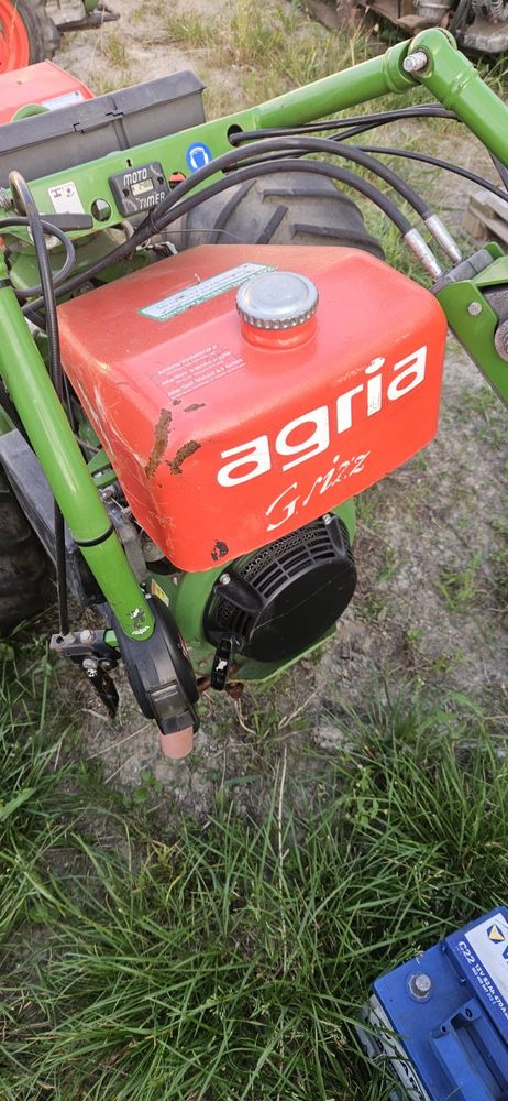 Pakiet 2 sztuki dzik AGRIA grizzly 2011r odchwaszczarka zamiatarka
