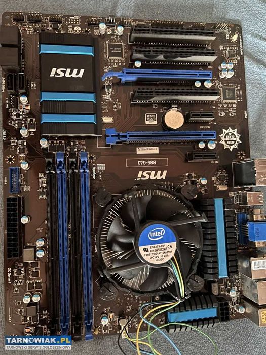 Płyta MSI + procesor + plus pamięć
