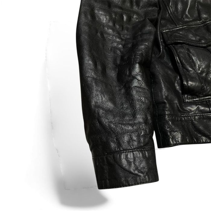 Шкіряна куртка бомбер 56 розмір єврозима