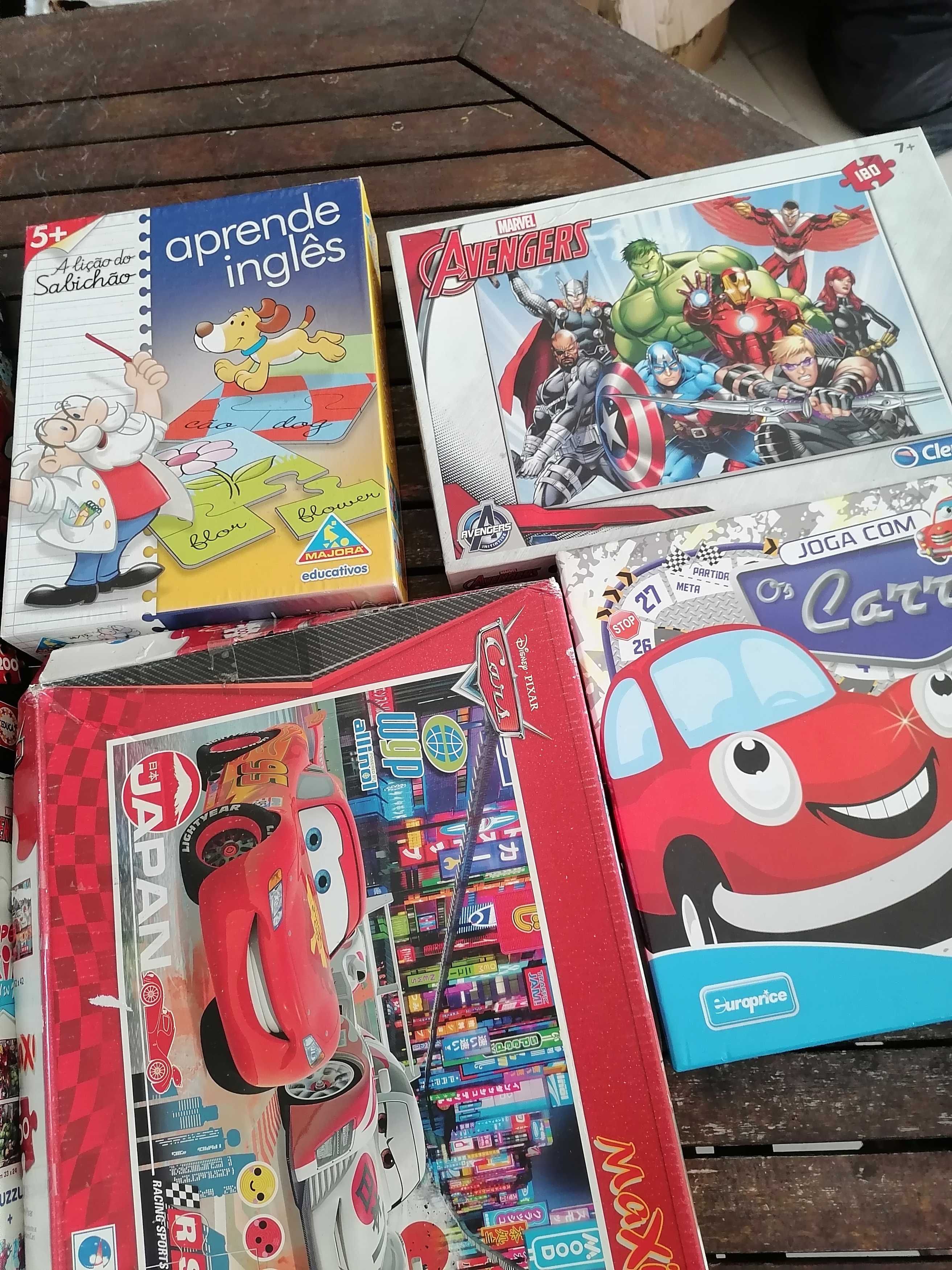 Puzzles vários diferentes