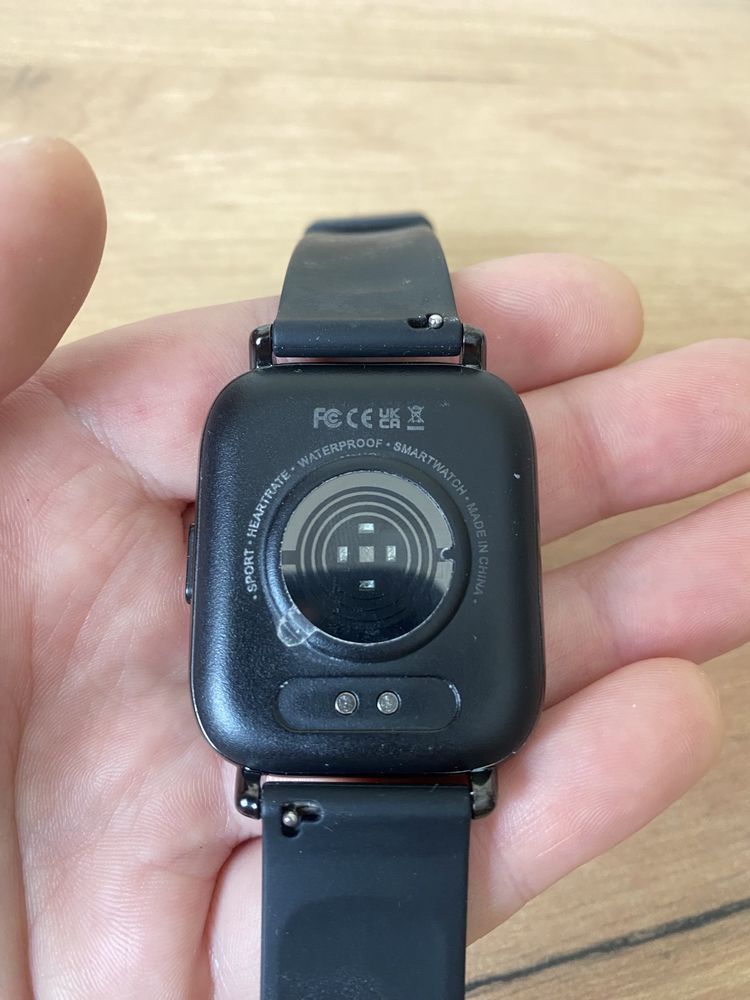 Смарт годинник smartwatch Ordtop P32, новий в упаковці, чорний ремінь