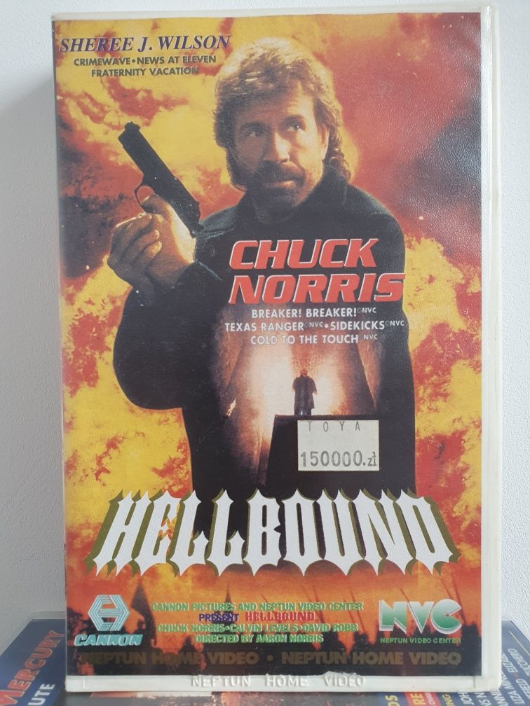 Hellbound Chuck Norris on VHS