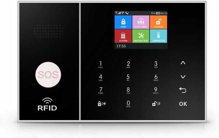 System Alarmowy CLOUREE PG108-2G-IT-AMC 2G WIFI Domowy Bezprzewodowy