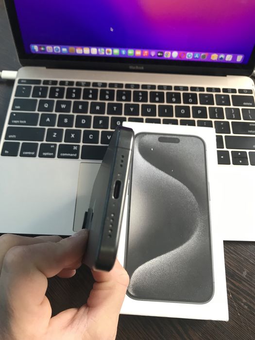 Apple iphone 15 Pro 128Gb Black Titanium Фізична Сім