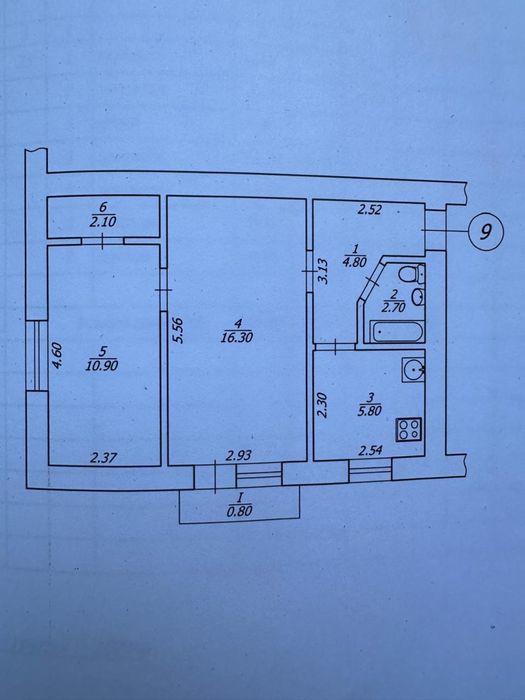 Продається 2 кімннатна квартира на Югоке .