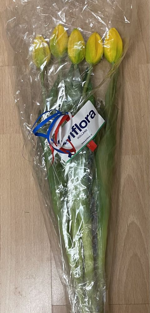 Tulipany sztuczne kwiaty Aviflora Holandia 5 szt.