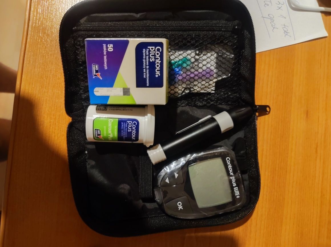 Glucometr contour Plus Elite plus paski