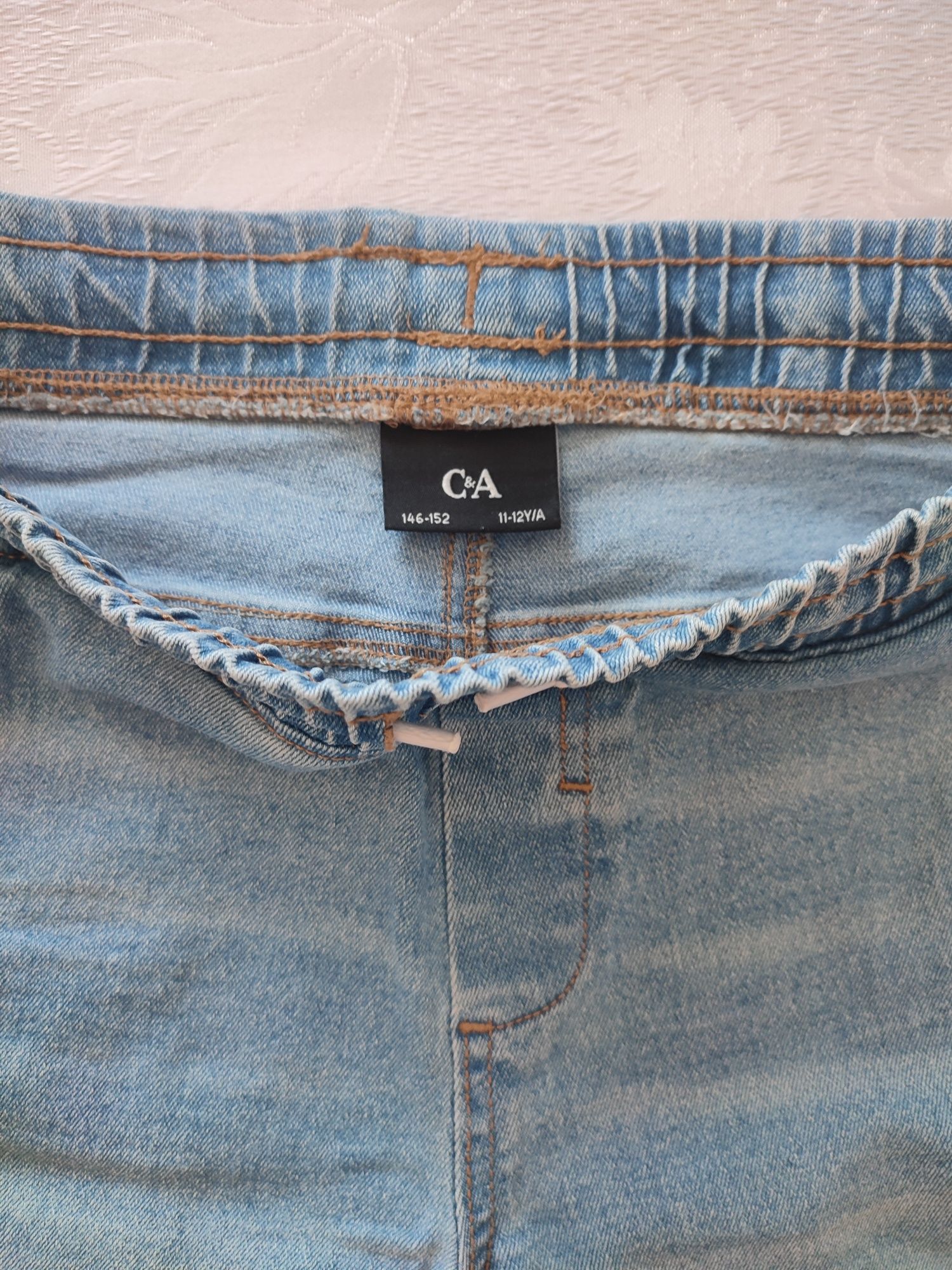 Spodenki chłopięce jeansowe C&A 146/152