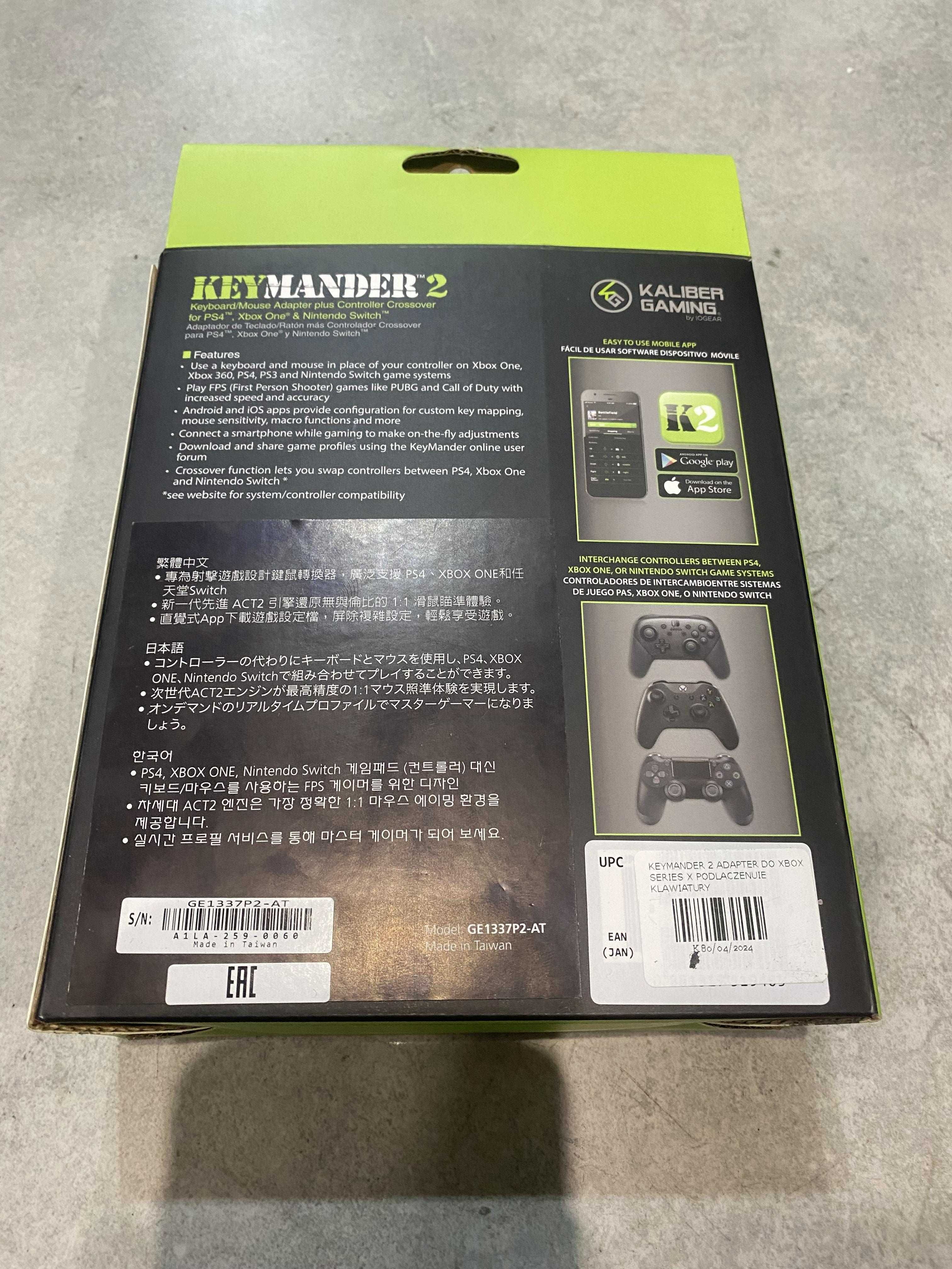 KeyMander 2 Adapter Xbox/Playstation/iOS/Android