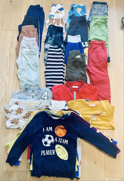 110 - 116 duza paczka ubran dla chlopca
