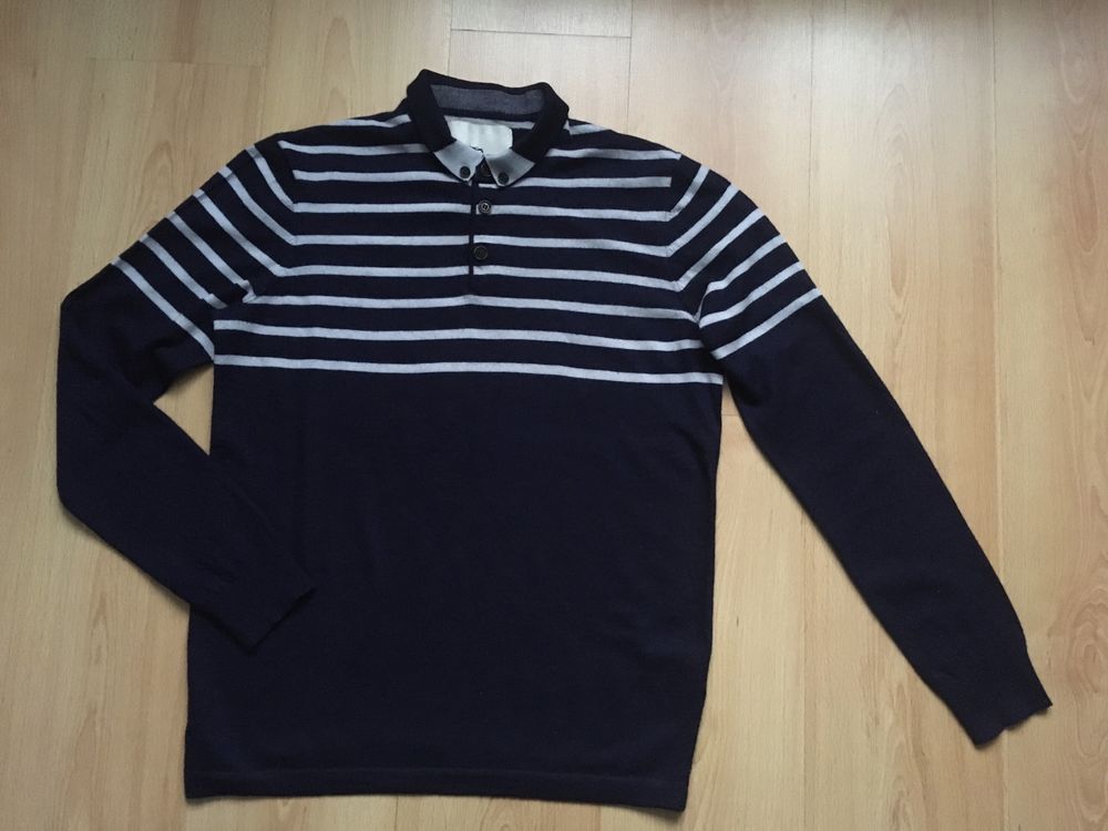 Sweter polo Moods of  Norway 100% wełna