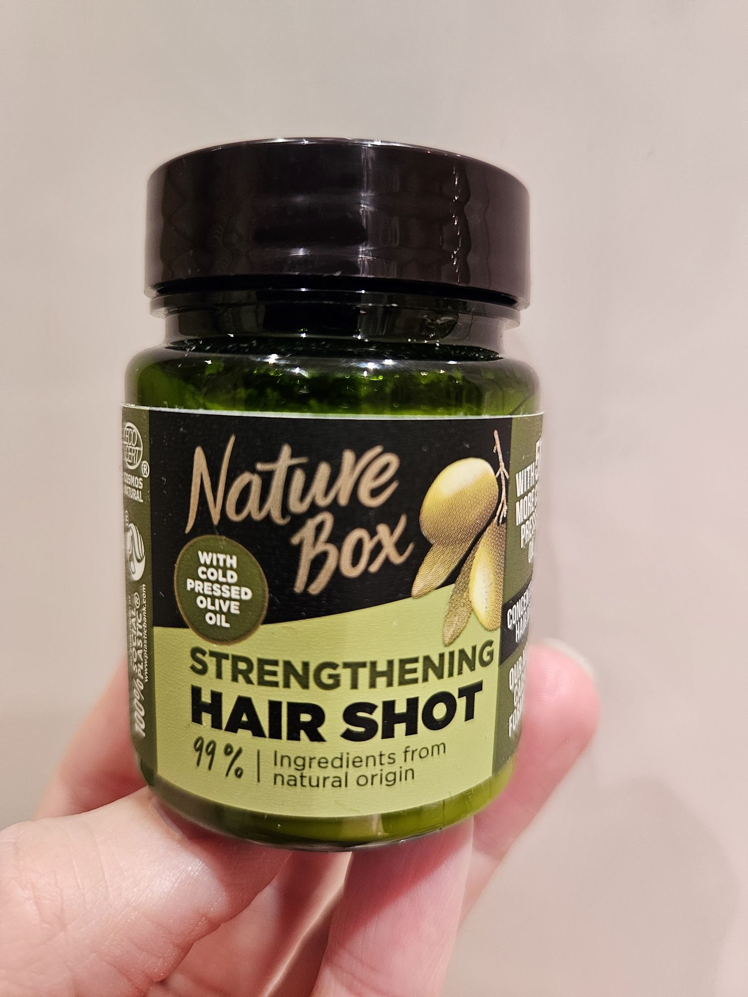 Nature Box Shot z oliwą z oliwek maska do włosów 60 ml