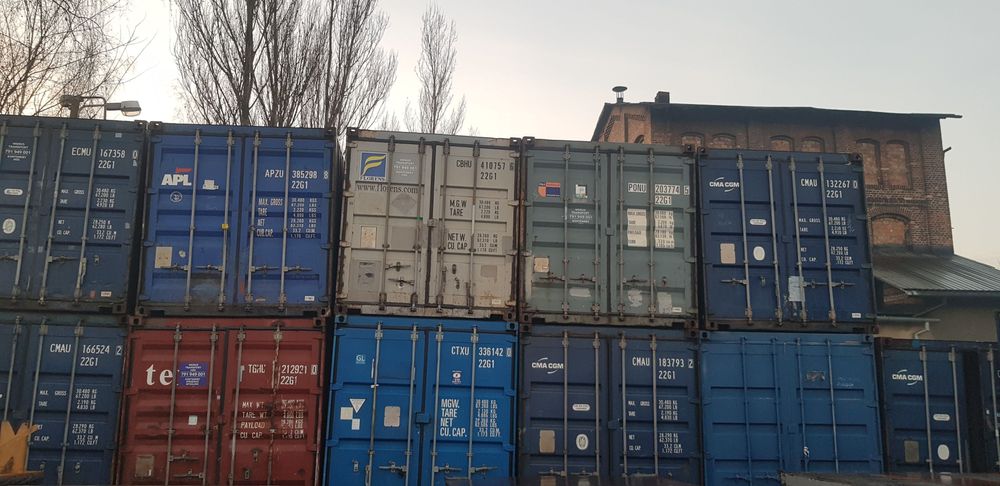 Kontener morski 20' magazyn plus transport HDS