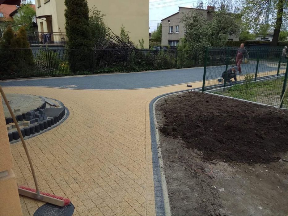Brukarstwo bruk uslugi brukarskie PLACE ogrody ogrodzenia WOLNE TERMIN