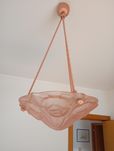 Candeeiro de tecto /taça art deco assinada