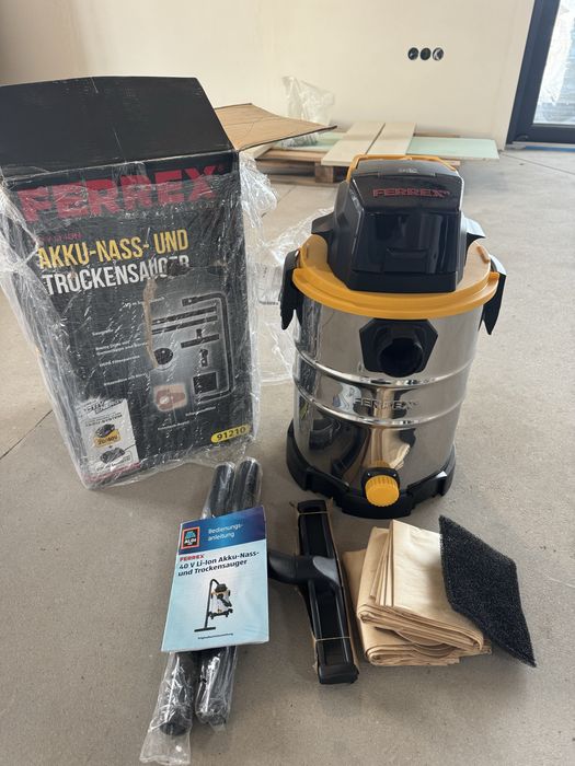 Акумуляторний пилосос ferrex 40v акуммуляторний пылесос