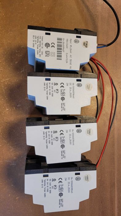 3x Moeller Easy 512-DC-RC + zasilacz 400-POW sterownik programowany