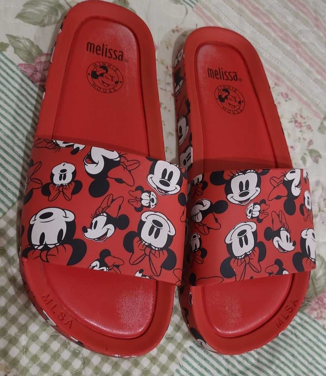 Oportunidade! Chinelos Melissa Minnie Mouse tamanho 38