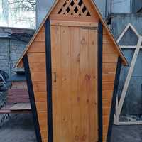 Туалет деревяний дачний, на будівництво