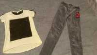 Spodnie i koszulka 140-146