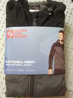 Męski Softshell Seven for 7 kurtka przejściowa XXL szaro czarna