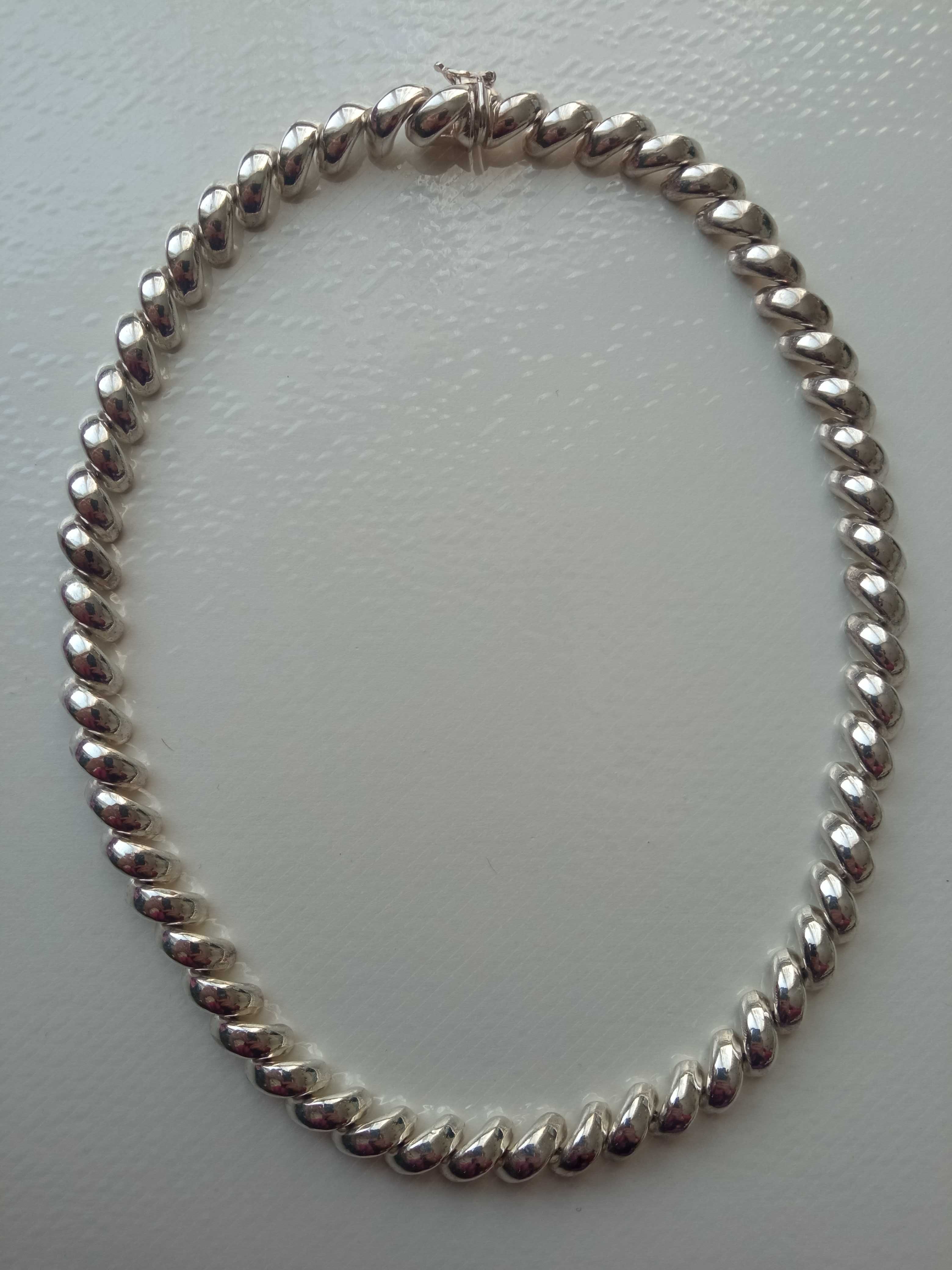Damski naszyjnik srebrny Simply 42 cm 38,1 g Srebrny naszyjnik