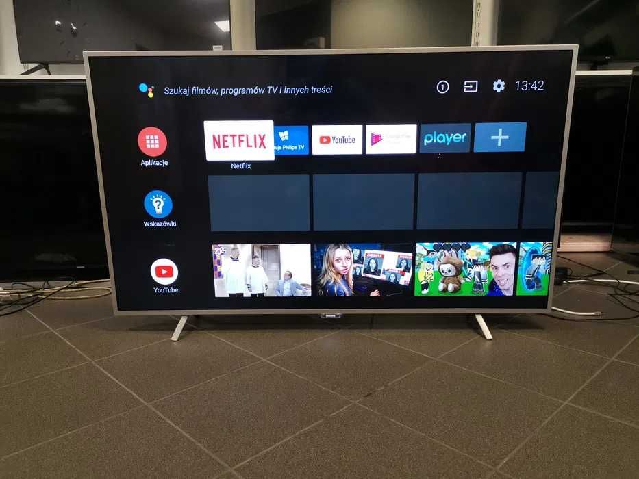 Philips telewizor 49" 4k Ambilight Smart Wifi YouTube Netflix android