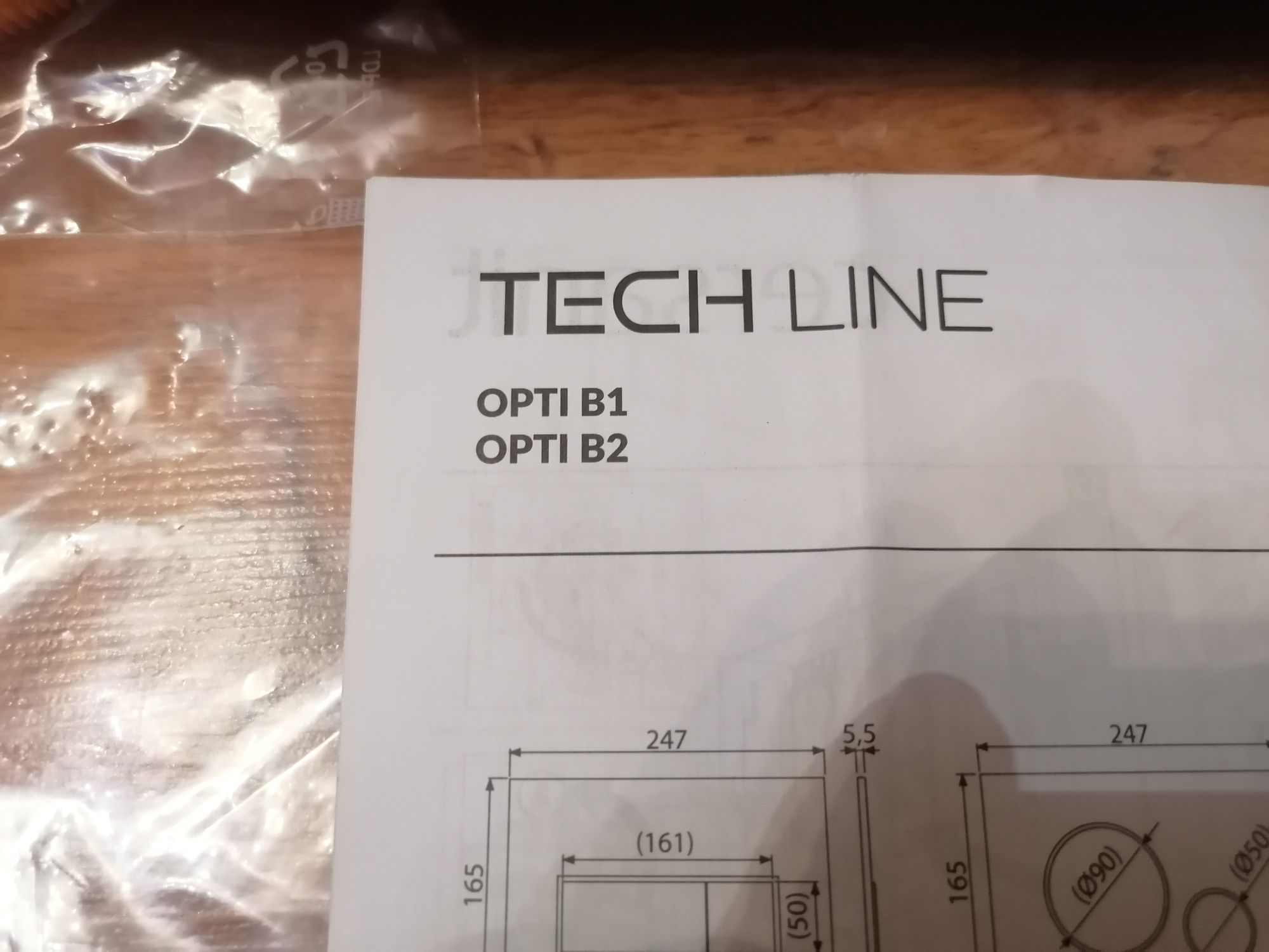 Przycisk do spłuczki podtynkowej Cersanit Opti B1 OPTI B2 Chrome Glass