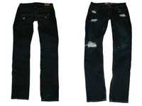 Abercombie jeansy męskie dziury skinny W27 L33