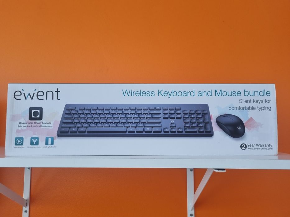 Conjunto rato + teclado wireless novo e embalado