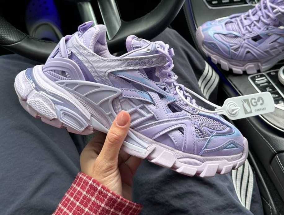 Унисекс кожаные кроссовки Balenciaga Track 2 кросівки баленсіага трек
