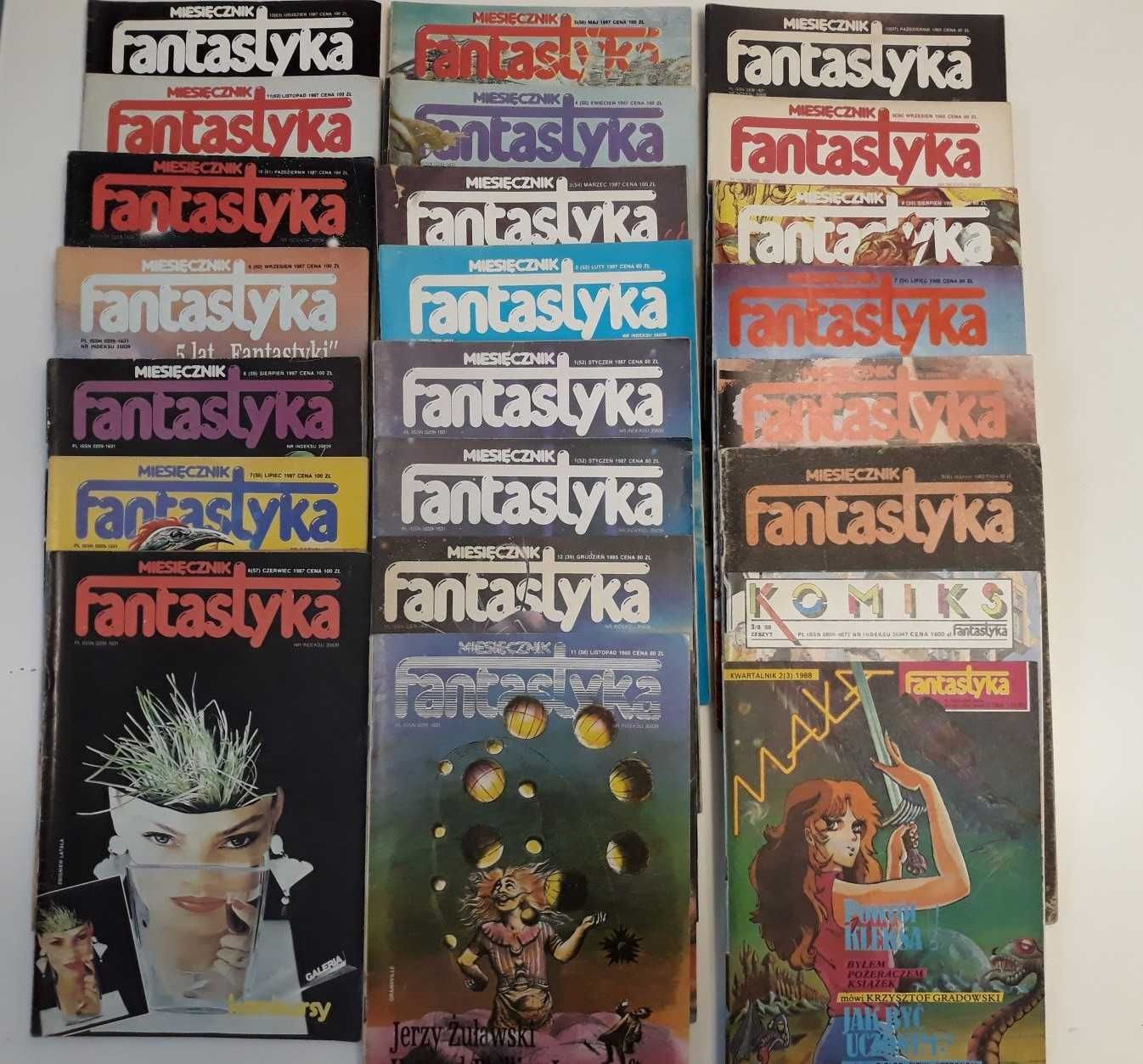 Fantastyka, miesięczniki od roku 1983 do roku 1991