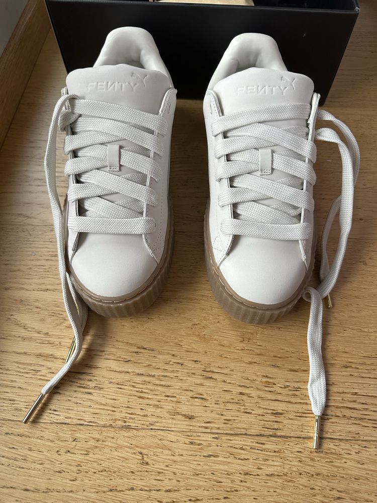 Buty adidasy sneakersy Puma Fenty creeper phatty nubuck 42 warm white