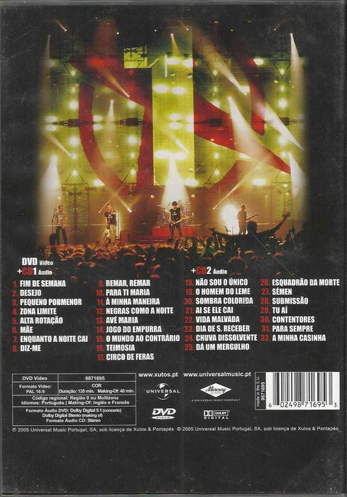 Xutos & Pontapés - Ao Vivo no Pavilhão Atlântico (DVD + 2CD)