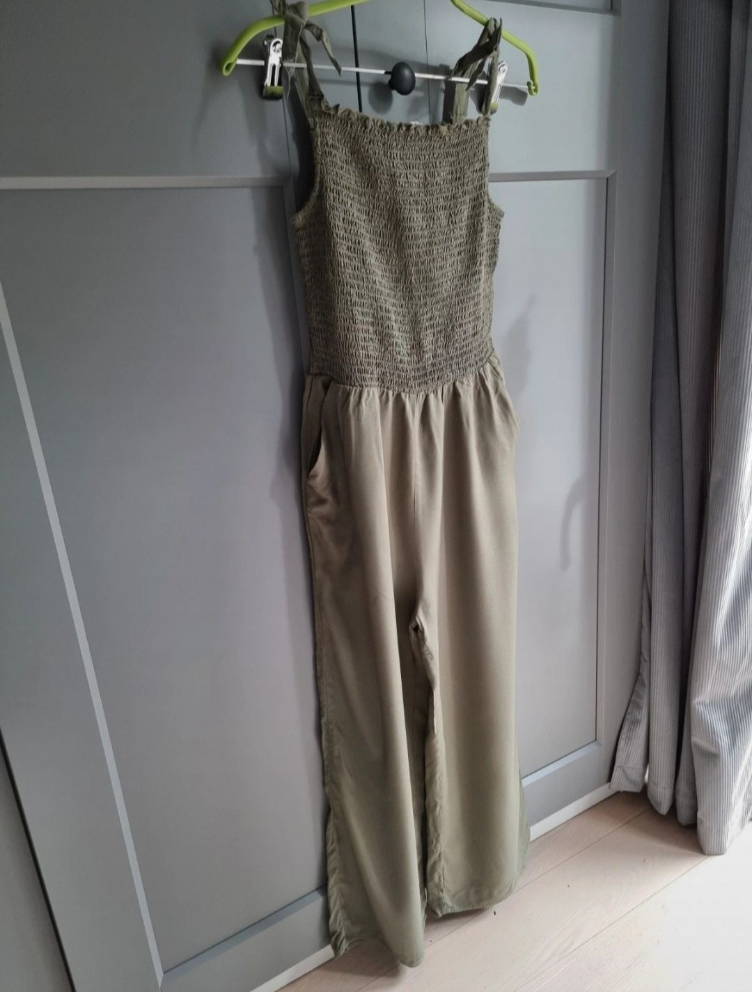 Nowy oliwkowy khaki długi kombinezon H&M 158 cm 12-13 lat