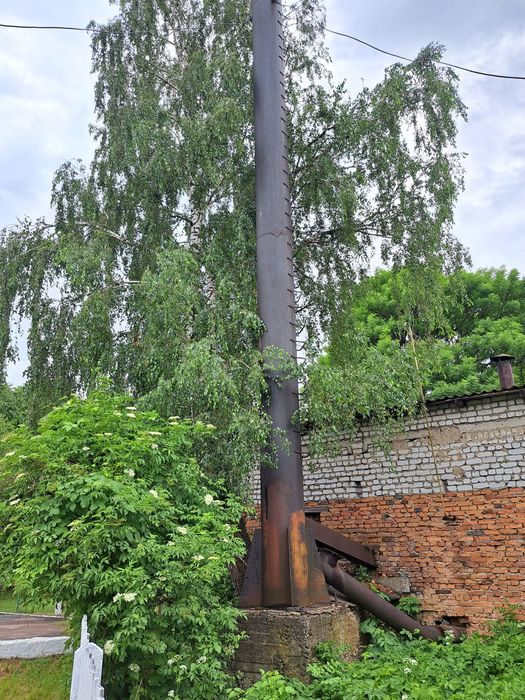 Труба димохода котельні, стальний димохід, труба для  котельні .