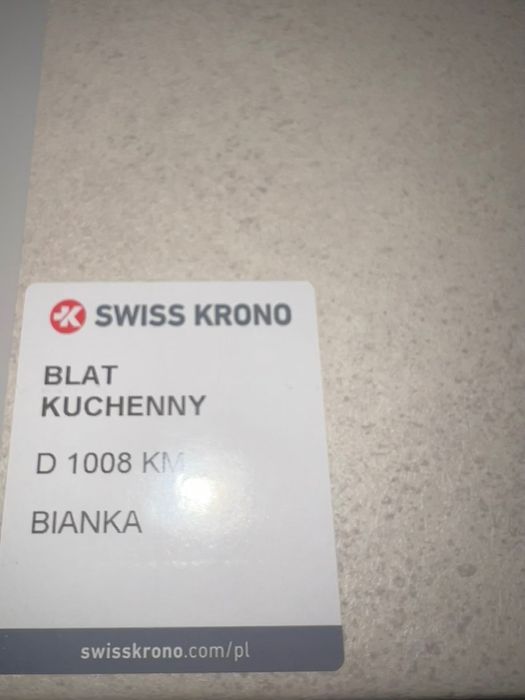 Próbka blatu Bianka Swiss Krono