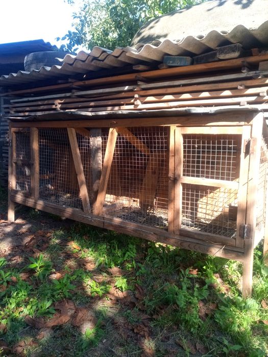 Клітка для кролів, кролі кролятник