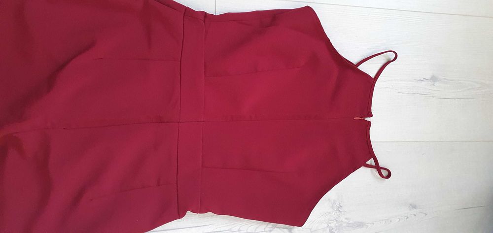 Kombinezon jednoczęściowy bordowy