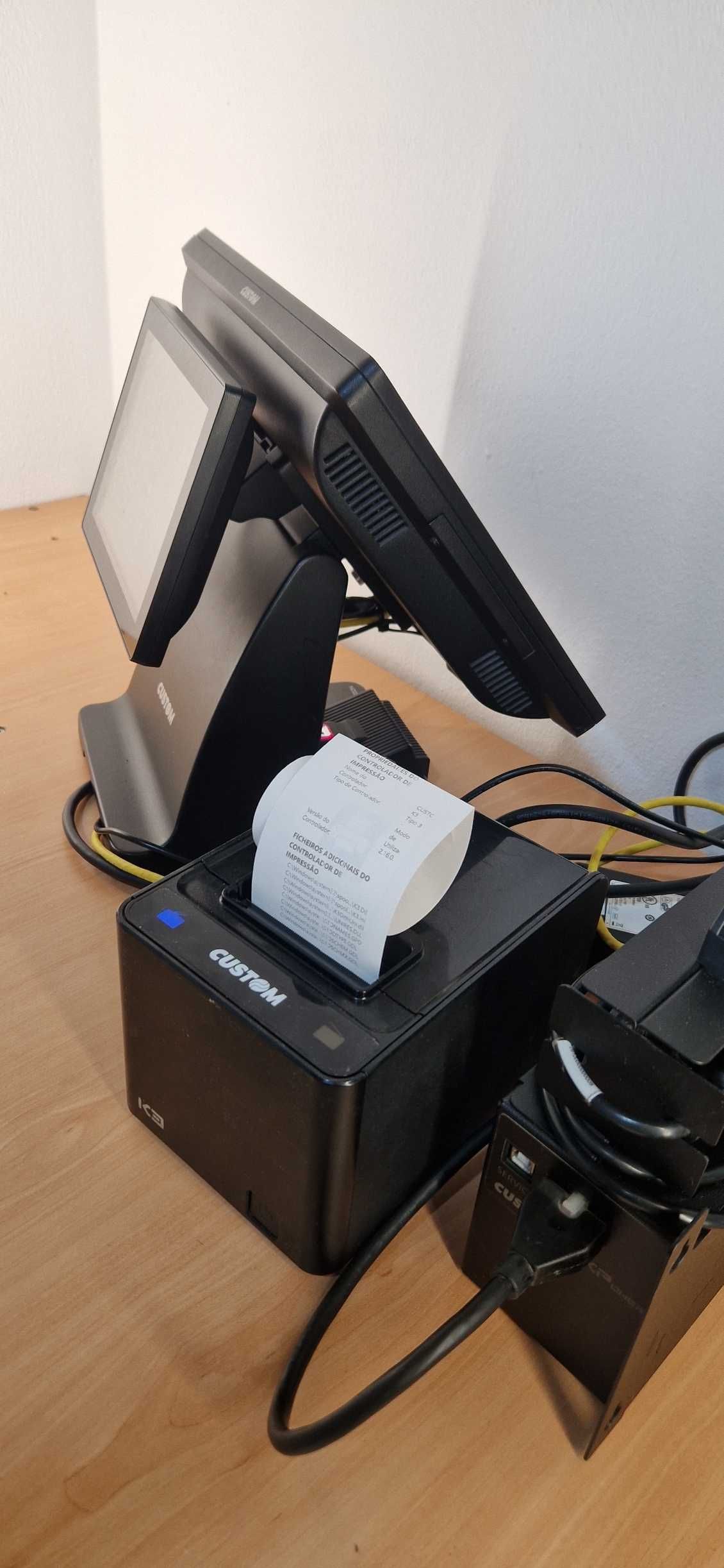 POS monitor Tátil CPU i5  RAM8G | Win 10Pro | impressora térmica 80mm