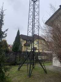 Maszt metalowy wieza antenowa radiowa